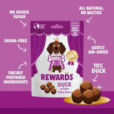 Denzel's Meaty Rewards Duck & Plum Little Gems Dog Treats 70g