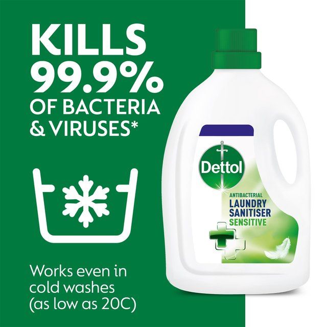 Dettol Antibacterial Laundry Cleanser Liquid Sensitive 2.5L