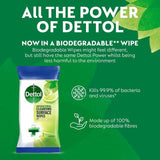 Dettol Antibacterial Multipurpose Lime & Mint Wipes 3 x 110 per pack