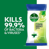 Dettol Antibacterial Multipurpose Lime & Mint Wipes 3 x 110 per pack
