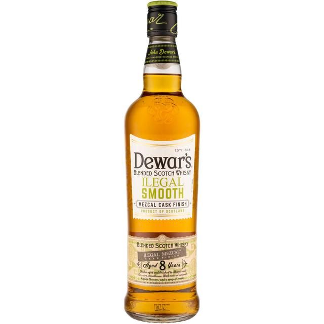 Dewars 8 Year old Ilegal Smooth Blended Scotch Whisky 70cl