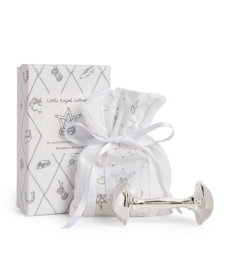 English Trousseau Little Royal Victorian-Style Baby Rattle - British product