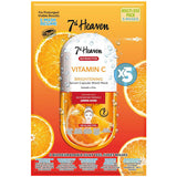 7th Heaven Nutriactives Vitamin C Sheet Mask 5 Pack