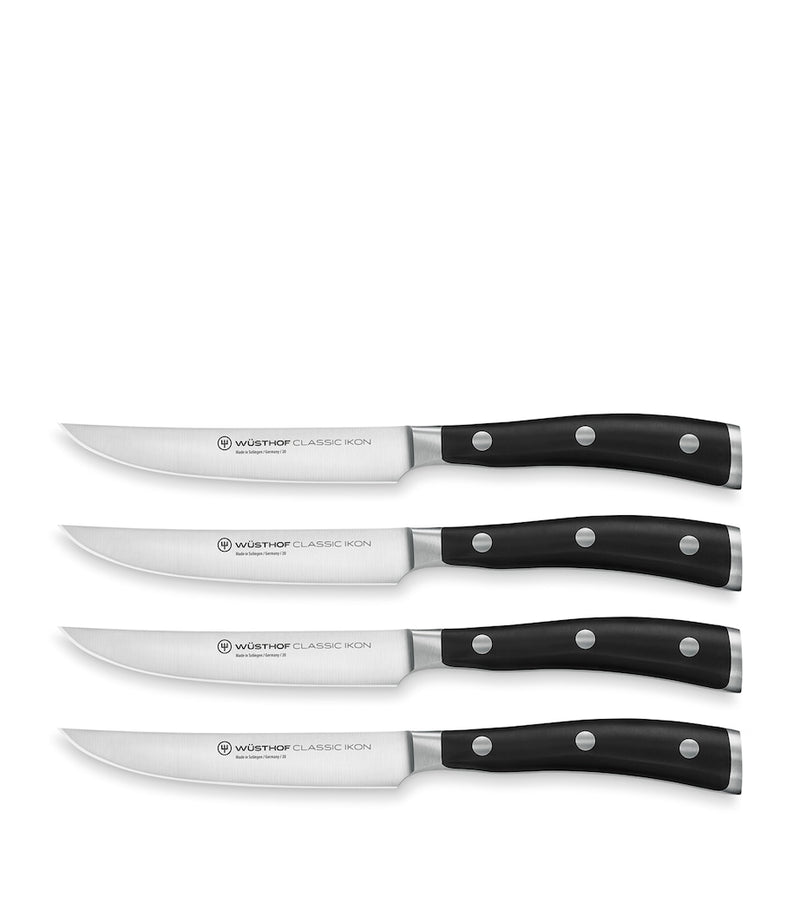 Wusthof Classic Ikon steak knives set of 4 (British brand)