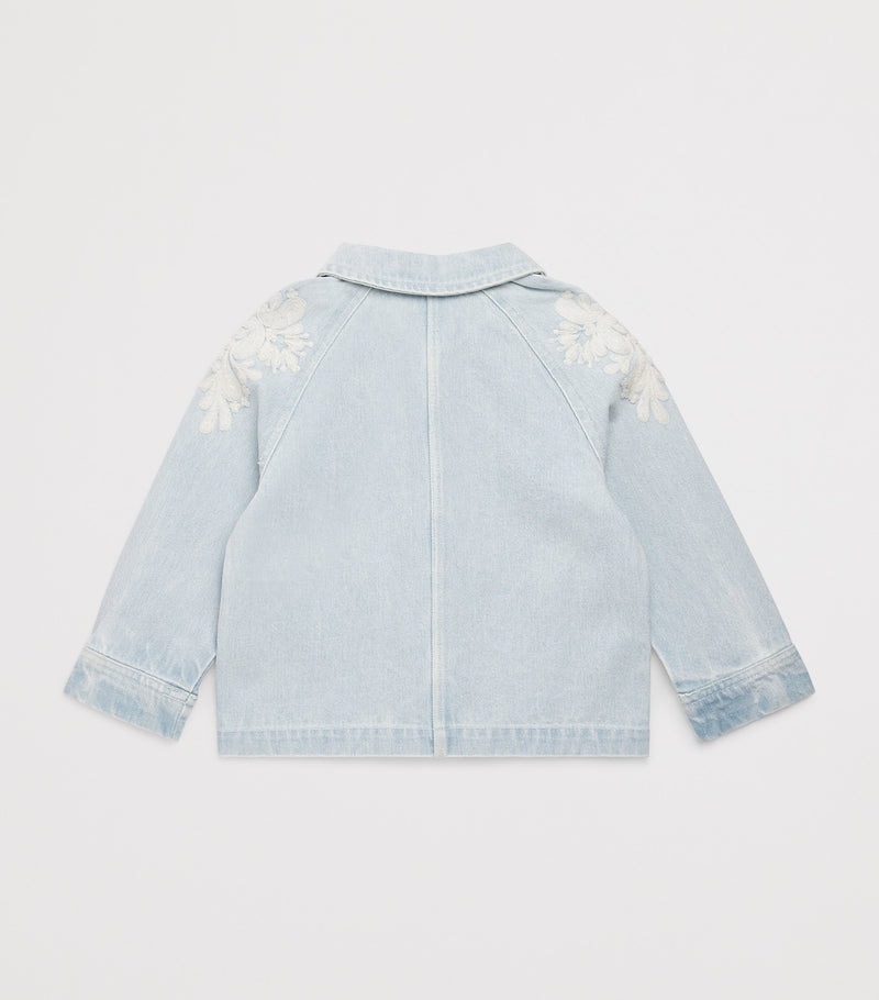 Louise Misha Rafaela embroidered denim jacket for ages 4-12, UK version