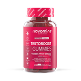 Novomins Testoboost Raspberry Flavoured 60 Gummies