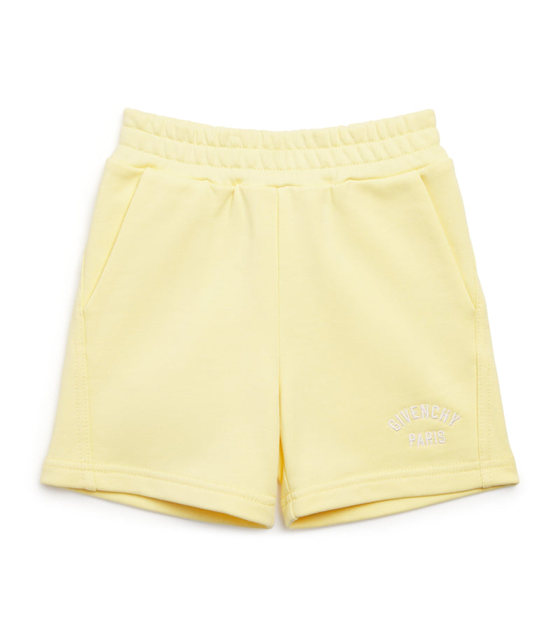 Givenchy Kids Cotton Logo Sweat Shorts 9 Months, UK version
