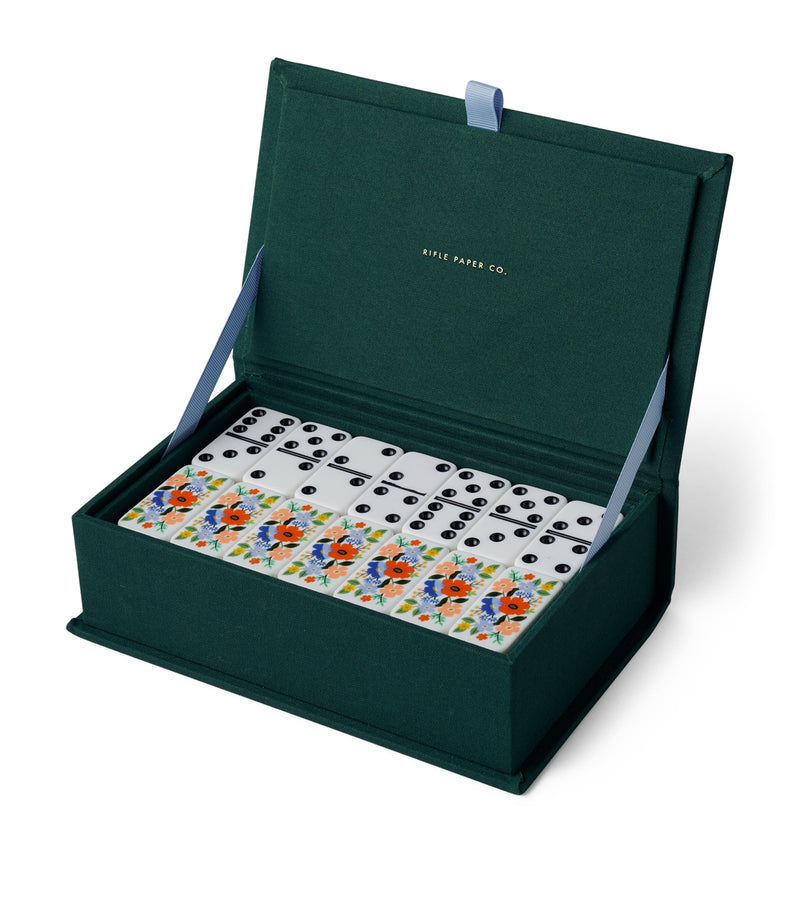 Rifle Paper Co. Strawberry Fields domino set, imported from the UK