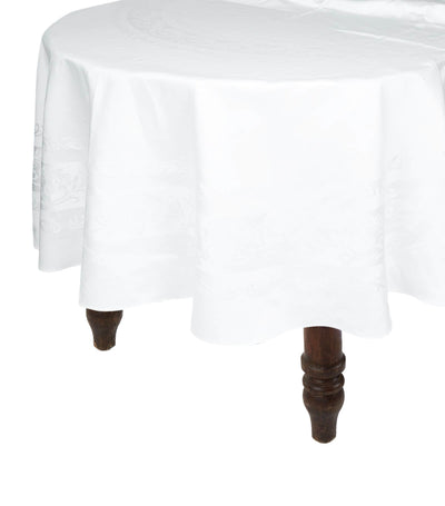 Thomas Ferguson Linen Double Damask Tablecloth 274cm x 274cm
