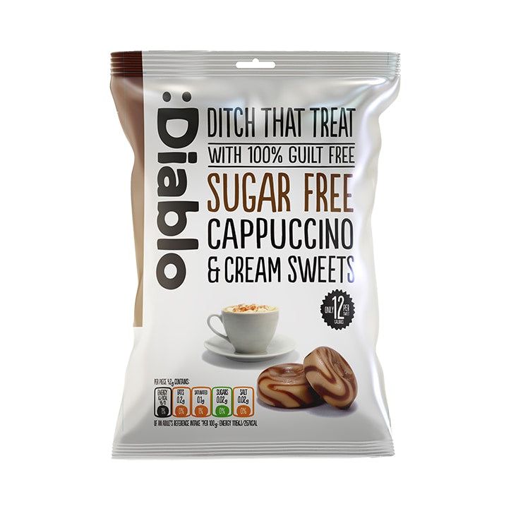 Diablo Sugar Free Strawberry & Cream Sweets 75g Lemon & Cream