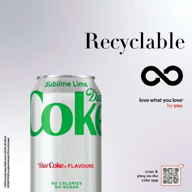 Diet Coke Sublime Lime 8 x 330ml