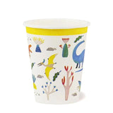 Dinosaur Recyclable Paper Party Cups 8 per pack
