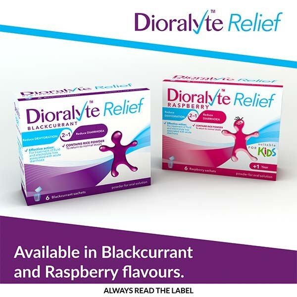 Dioralyte Raspberry Rehydration Satchets x6