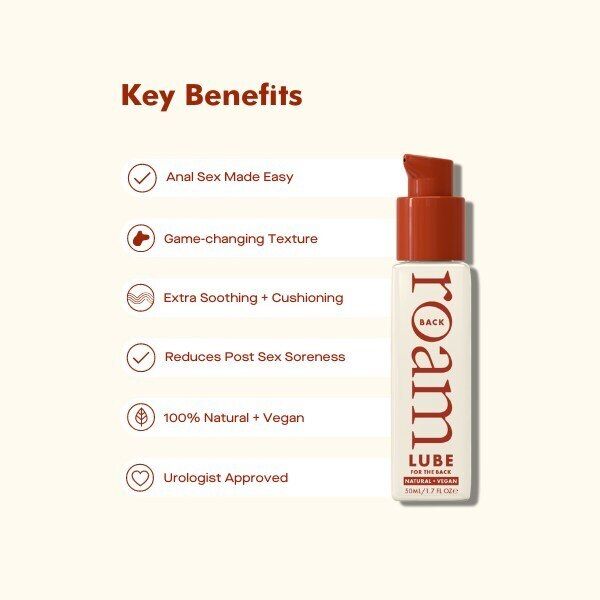 DNR ROAM Back Water Based Vegan Lube 50ml