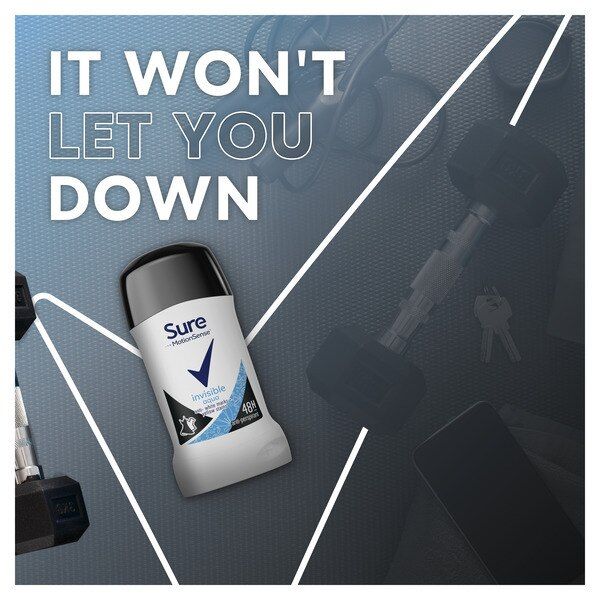 DNR Sure Invisible Aqua Anti-Perspirant Stick Deodorant 40ml