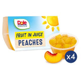 Dole Peaches In Juice Fruit Pots Multipack 4 x 113g
