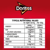 Doritos Chilli Heatwave Tortilla Chips Multipack Crisps 5 per pack