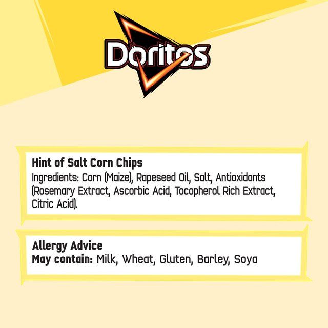 Doritos Dippers Hint of Salt Tortilla Chips Sharing Bag Crisps 230g