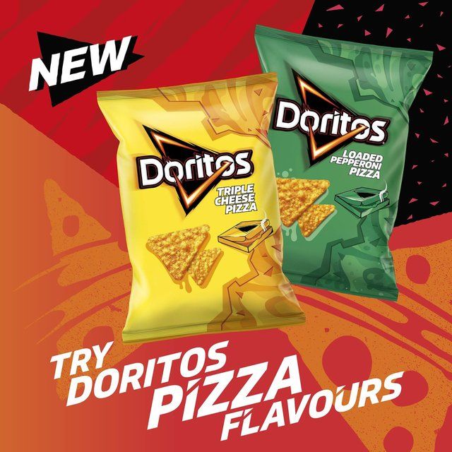 Doritos Loaded Pepperoni Pizza Tortilla Chips Sharing Bag Crisps 180g