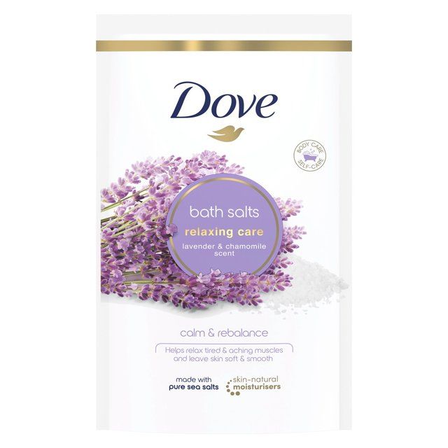 Dove Bath Salts Pouch Relaxing Care Lavender & Chamomile 900g
