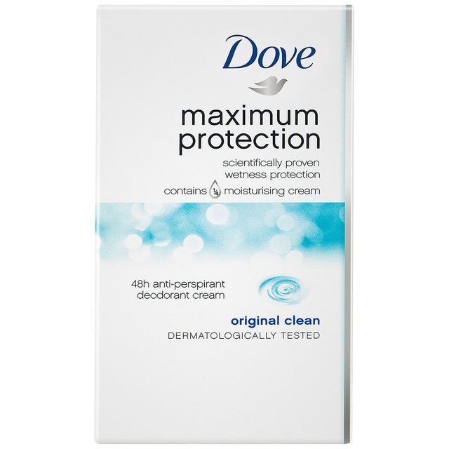 Dove Maximum Protection Original Clean Anti-Perspirant Cream Stick 45ml