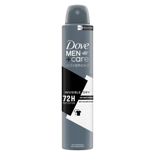 Dove Men+Care Advanced Antiperspirant Deodorant Invisible Dry 200ml