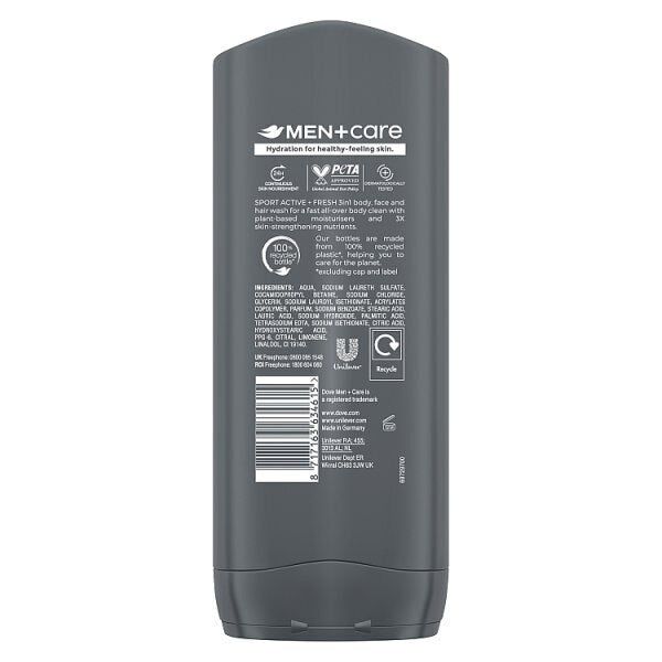 Dove Men + Care Sport Active & Fresh Bodywash 400ml