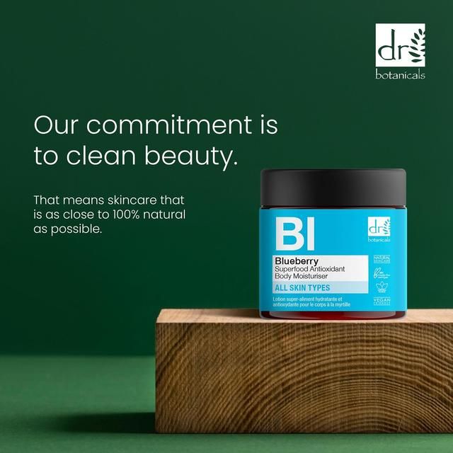 Dr Botanicals Apothecary Blueberry Superfood Antioxidant Body Moisturiser 60ml