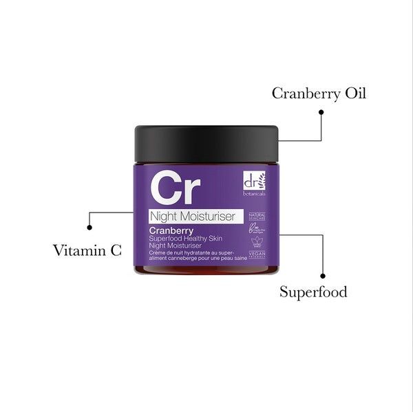 Dr Botanicals Cranberry Superfood Moisturiser 60ml