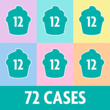 Dr. Oetker Pastel Cupcake Cases 72 per pack