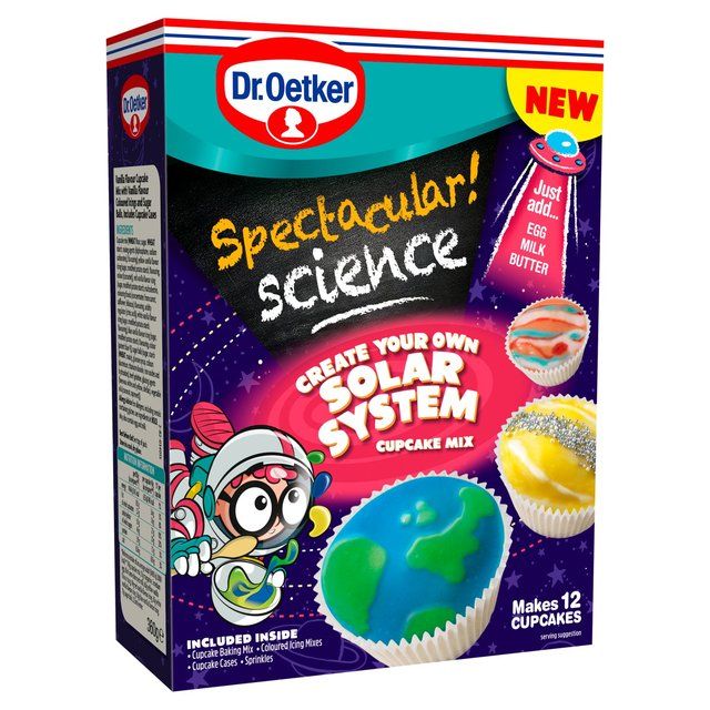 Dr.Oetker Spectacular! Science Create Your Own Solar System Cupcake Mix 360g