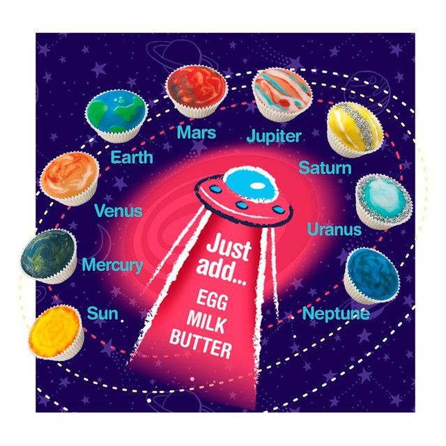 Dr.Oetker Spectacular! Science Create Your Own Solar System Cupcake Mix 360g