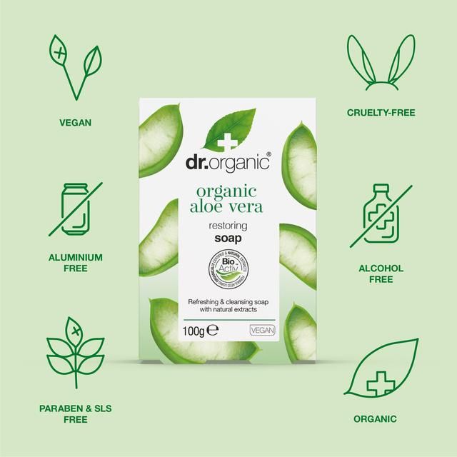 Dr Organic Aloe Vera Soap 100g