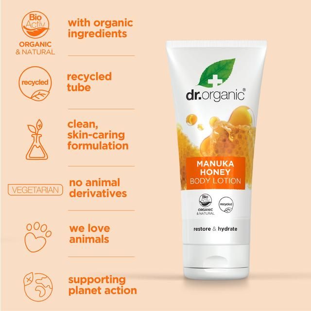 Dr Organic Manuka Honey Body Lotion 200ml