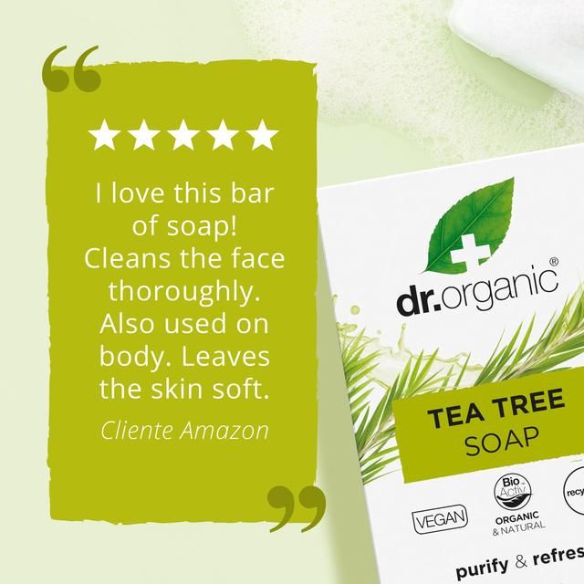 Dr Organic Tea Tree Soap 100g