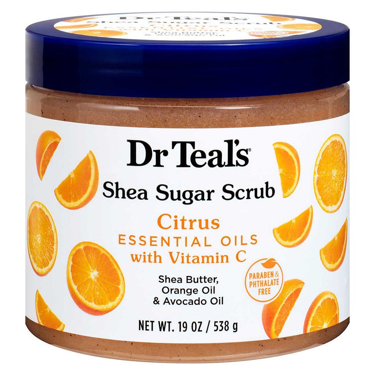 Dr Teal's Citrus Body Sugar Scrub 538g