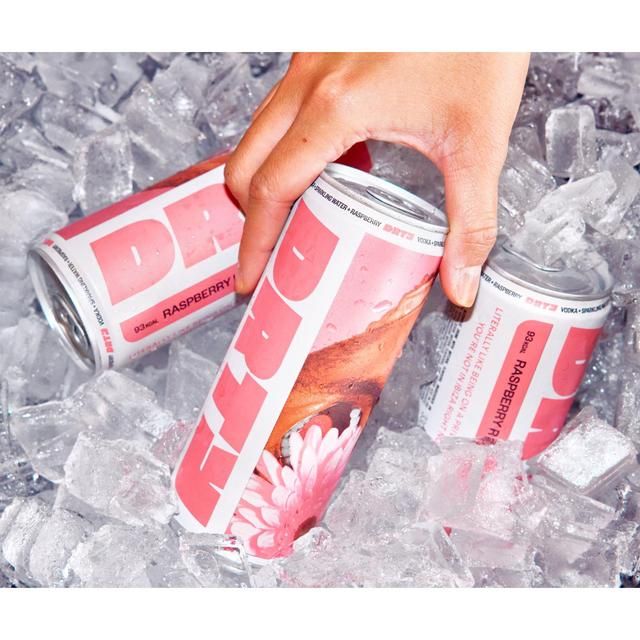 DRTY Raspberry Rose Vodka Seltzer 4 x 330ml