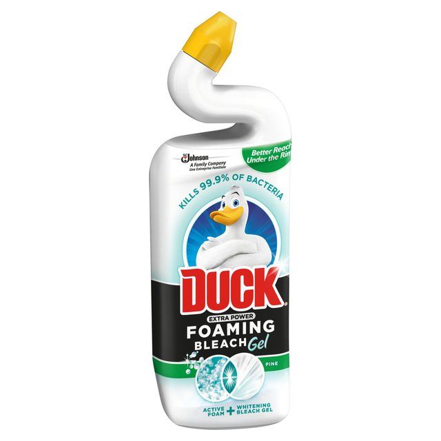 Duck Foaming Bleach Gel Toilet Liquid Cleaner Pine 750ml