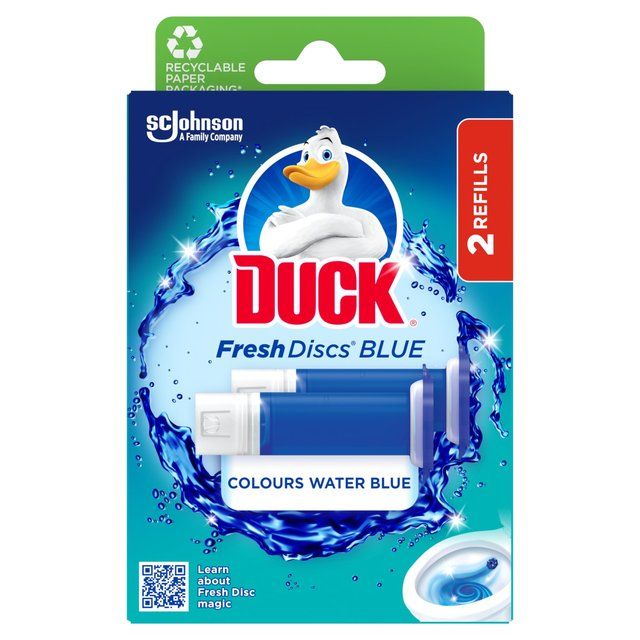 Duck Toilet Fresh Disc Duo Refills Blue 2 x 36ml