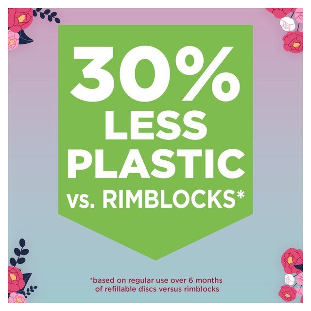 Duck Toilet Fresh Discs Duo Refills First Kiss Flowers 2 x 36ml