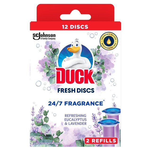 Duck Toilet Fresh Discs Duo Refills Lavender & Eucalyptus 2 x 36ml