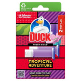 Duck Toilet Fresh Discs Duo Refills Tropical Adventure 2 x 36ml