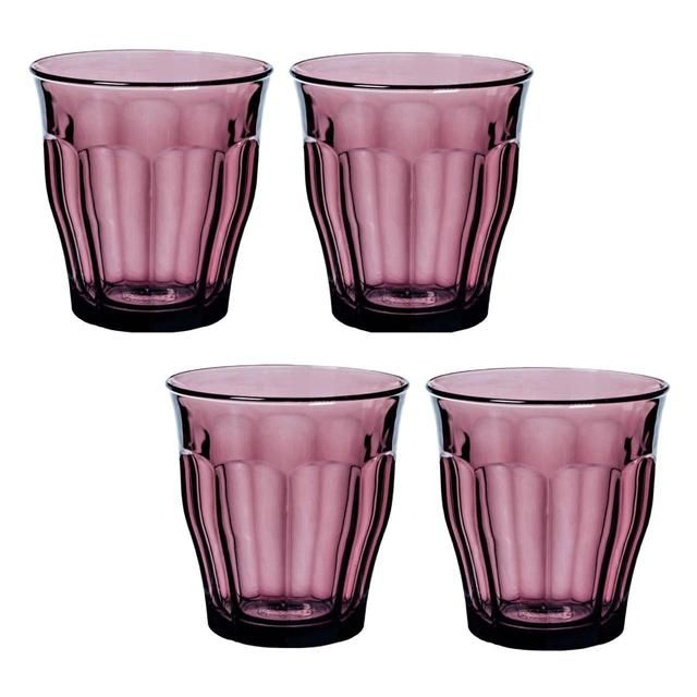 Duralex Picardie Plum Tumbler 25cl 4 per pack