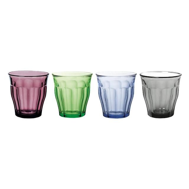 Duralex Picardie Tumblers Mixed Colours 250ml 4 per pack
