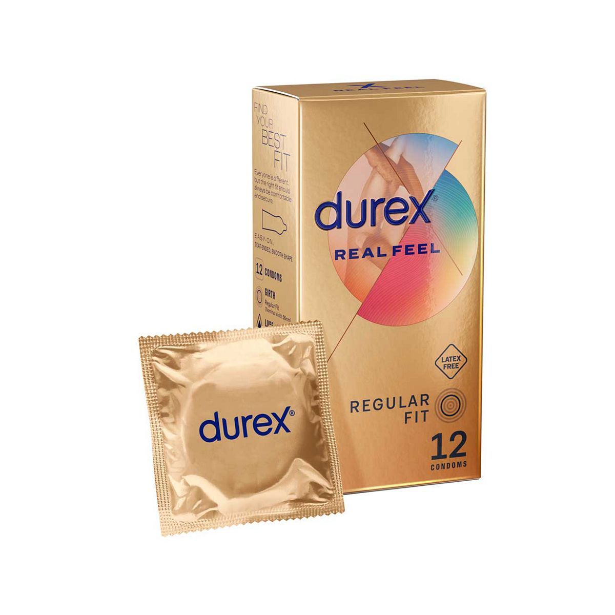 Durex Real Feel Non Latex Condoms - 12 Pack