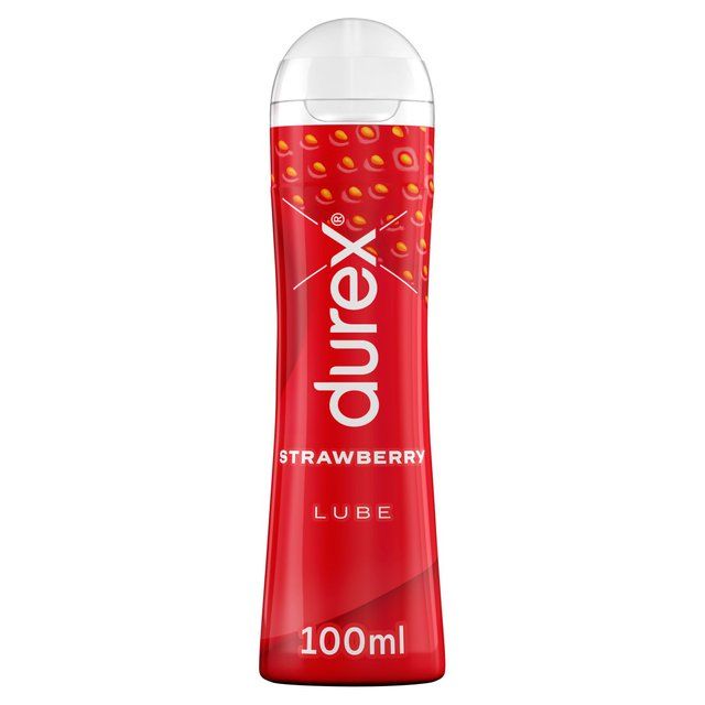 Durex Strawberry Lube Water Based Flavoured Edible 100ml