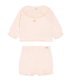 Chloé Kids cotton-cashmere cardigan and trousers set 3-18 months - British product