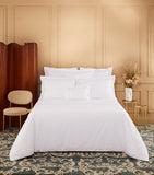Yves Delorme Duo Blanc flat sheet 240cm x 295cm (British brand)