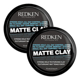 Redken Matte Clay 75ml container, imported from the UK