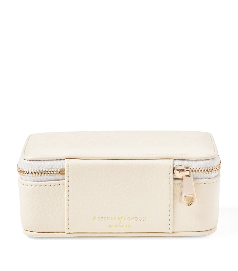 Aspinal of London medium leather travel jewellery box - British product